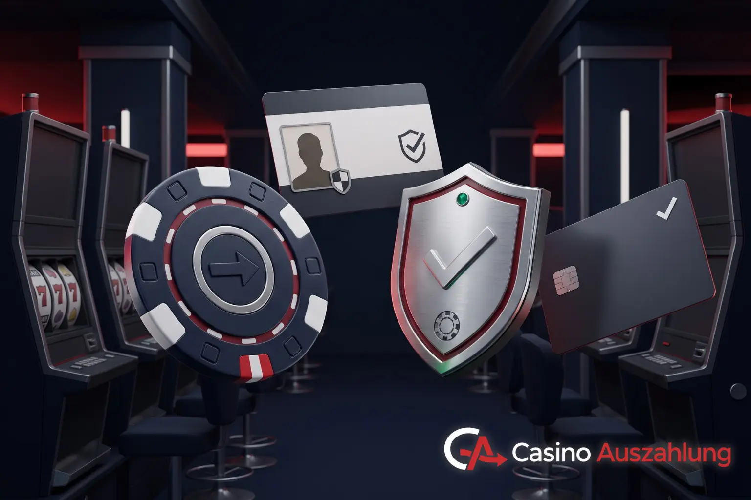 Casino Auszahlung vom Spielerkonto über Prüfung zum Zahlungsdienstleister