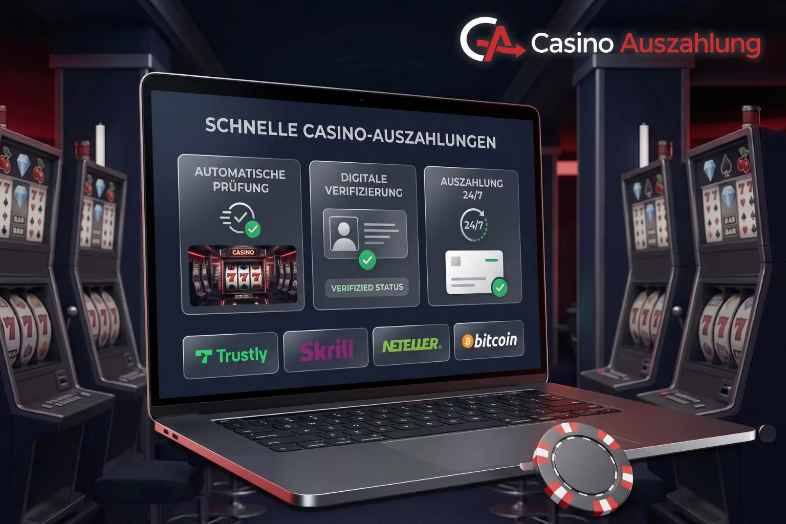 Casinos mit modernen Zahlungssystemen zahlen Gewinne besonders schnell